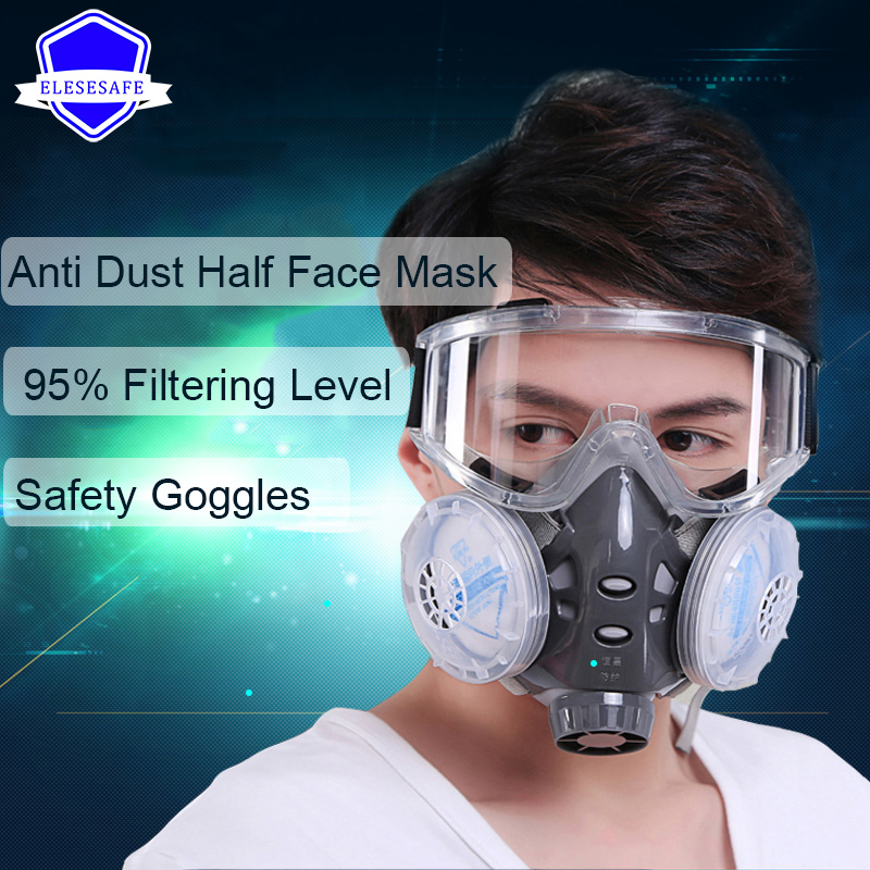 Woodworking Respirator - جديد قناع مضاد للغبار كامل الوجه