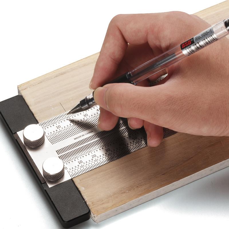 Woodworking Ruler - مسطرة قياس عالية الدقة على شكل