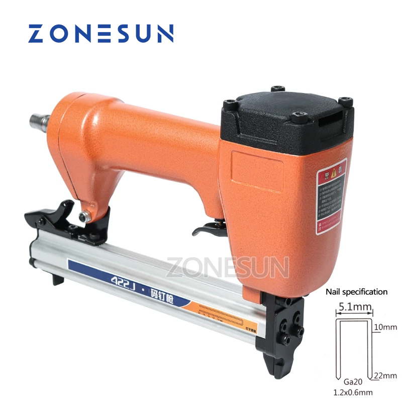 Wood Woodworking - ZONESUN 422J Ga20 مسدس تدبيس هوائي
