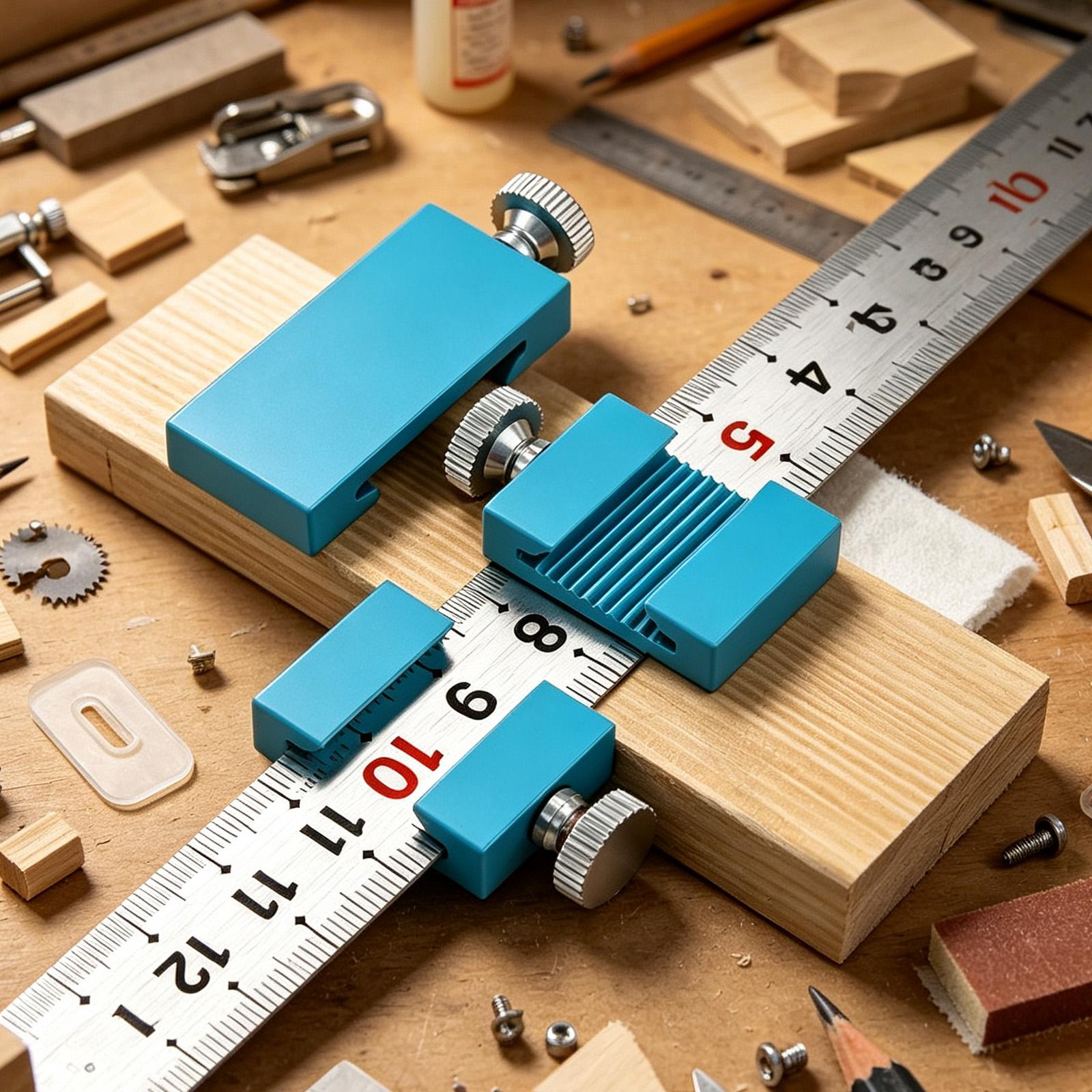 محدد موضع مسطرة النجارة، محدد  - مراجعة Woodworking Ruler وسعره