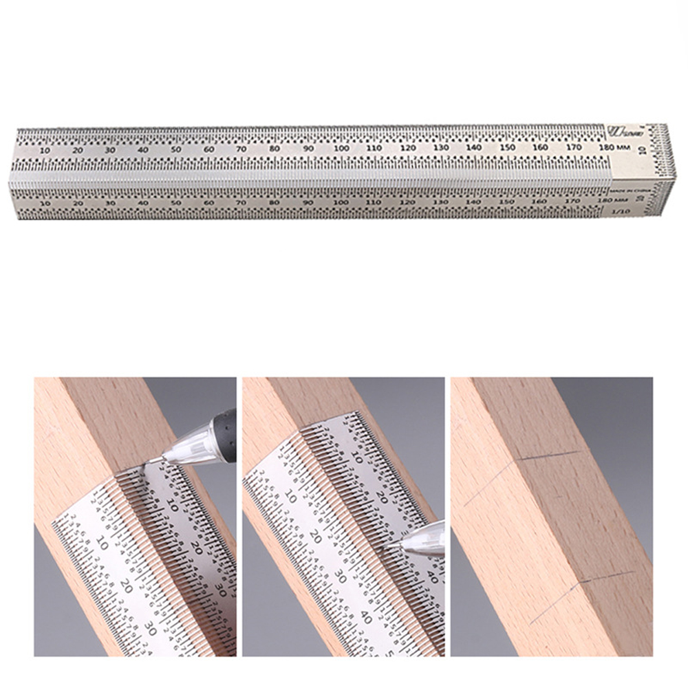 مسطرة قياس عالية الدقة من الفو - مراجعة Woodworking Ruler وسعره