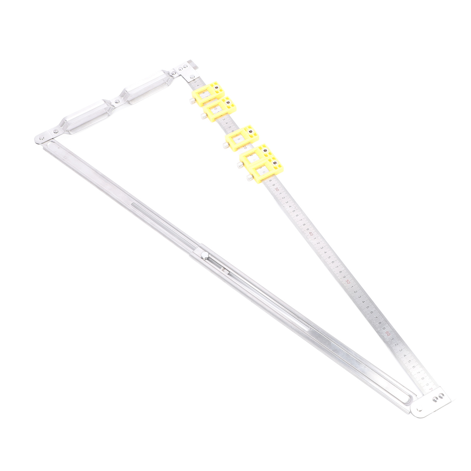 مسطرة تحديد موقع حفر الثقب من  - مراجعة Woodworking Ruler وسعره