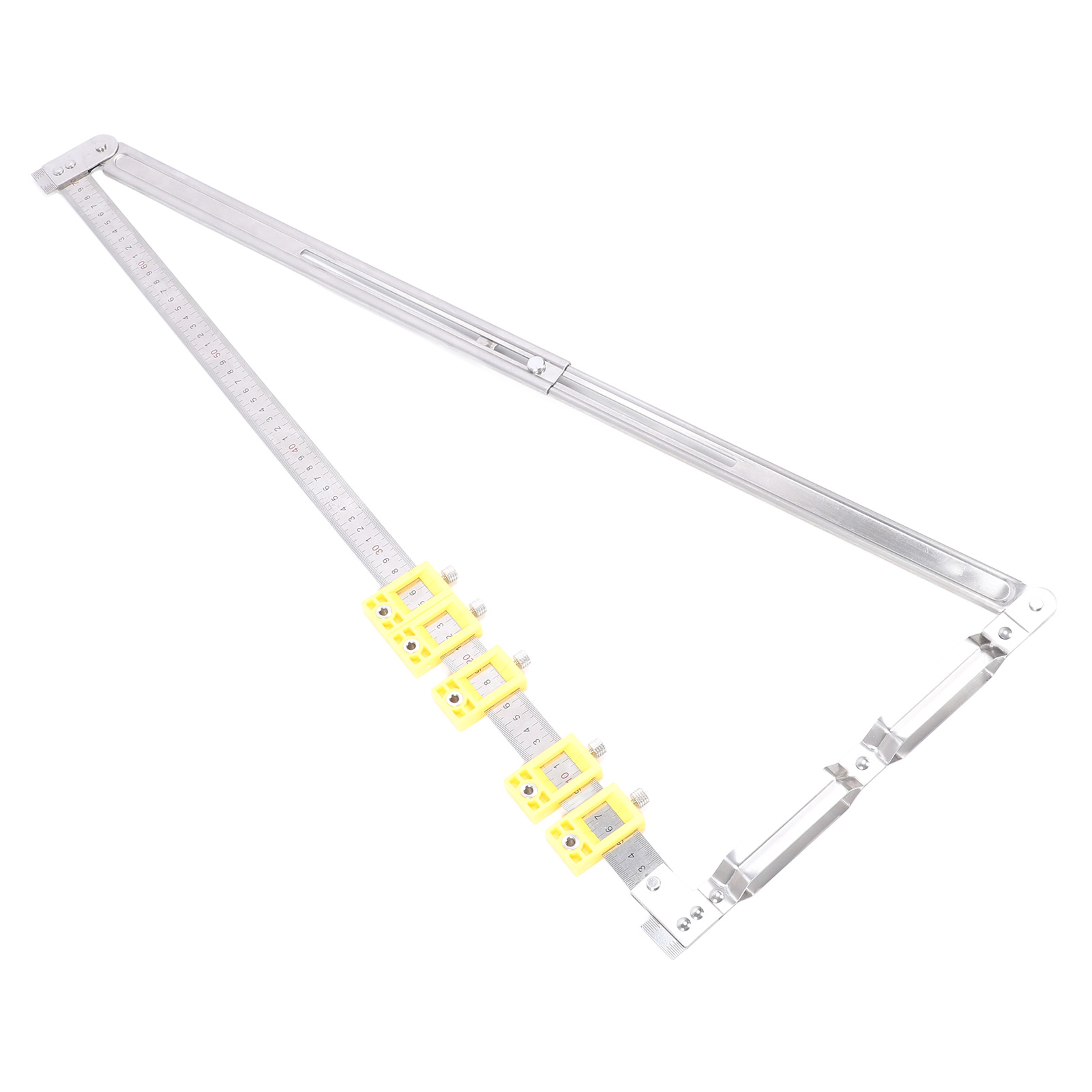 مسطرة تحديد موقع حفر الثقب من  - مراجعة Woodworking Ruler وسعره