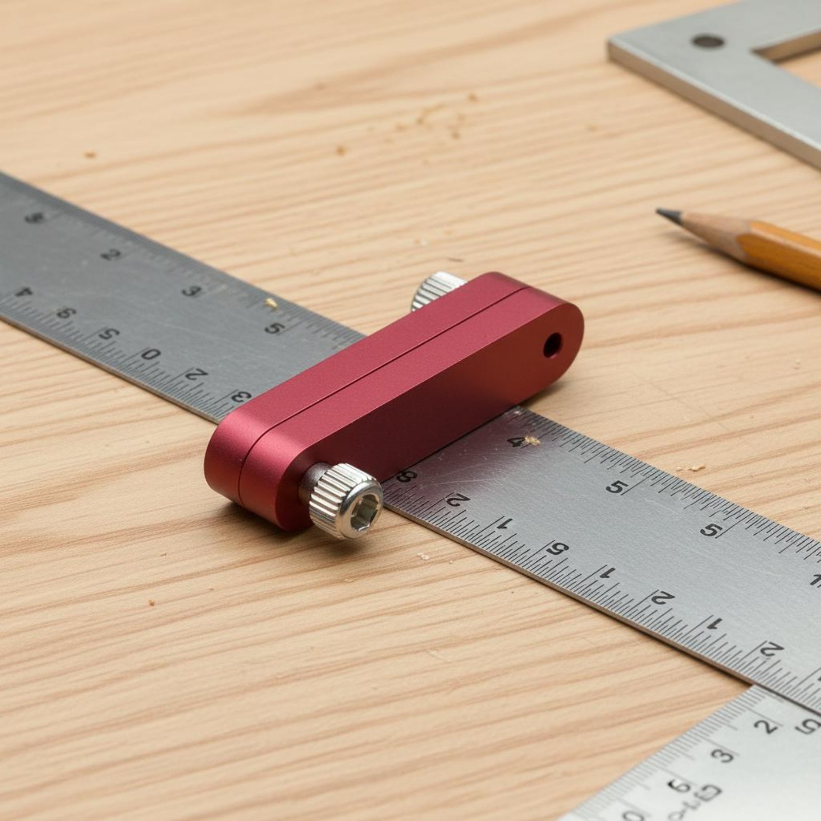 محدد موضع مسطرة النجارة القابل - مراجعة Woodworking Ruler وسعره