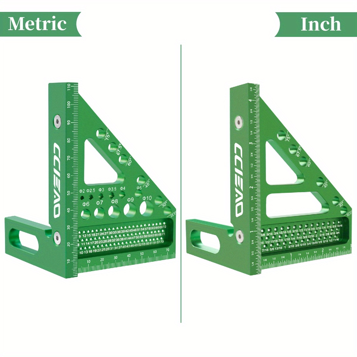 مسطرة قياس متعددة الزوايا ثلاث - مراجعة Woodworking Ruler وسعره