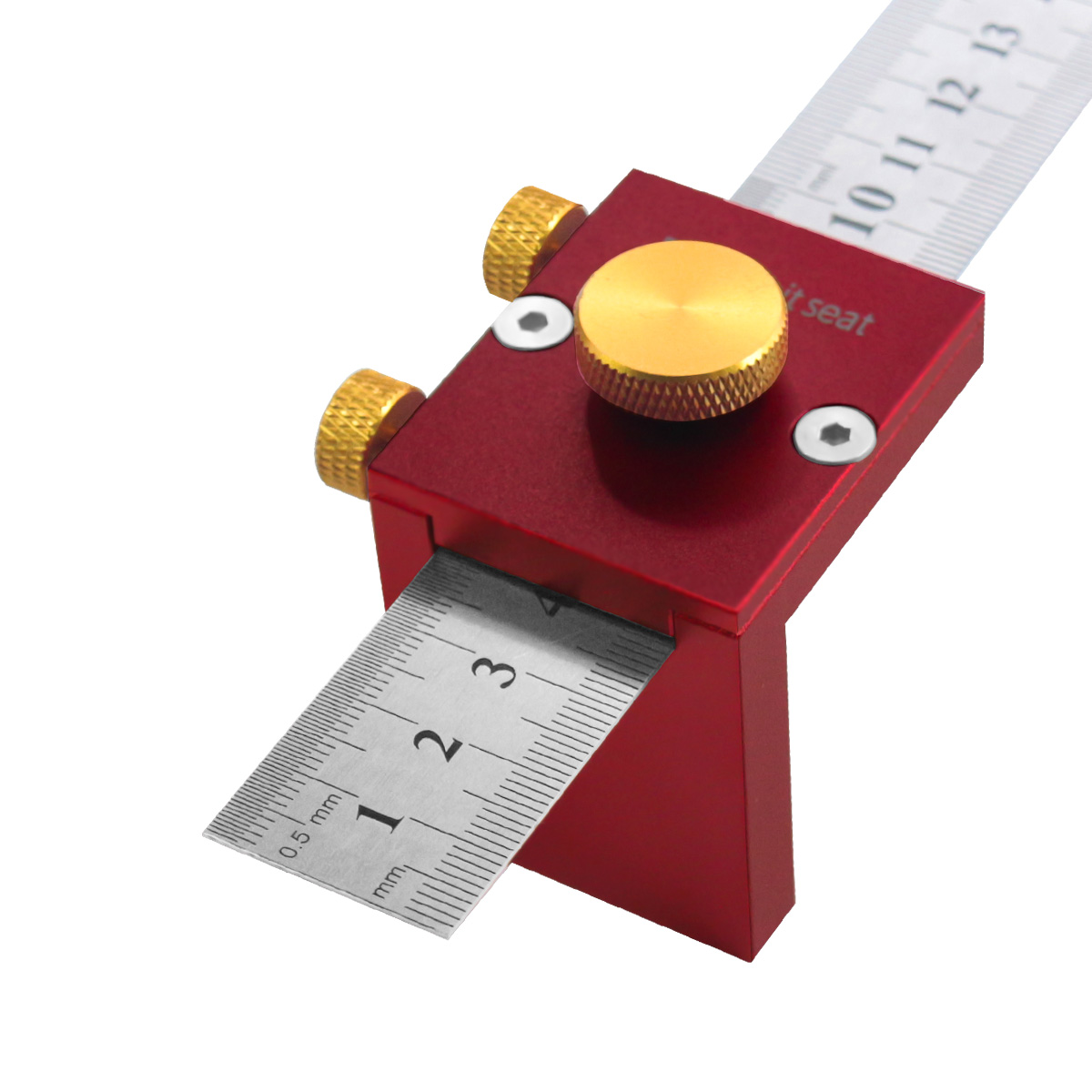 30 سنتيمتر/12 بوصة يخدش حاكم 9 - مراجعة Woodworking Ruler وسعره
