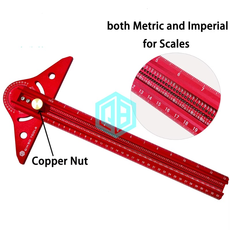 مسطرة قياس زوايا من سبائك الأل - مراجعة Woodworking Ruler وسعره