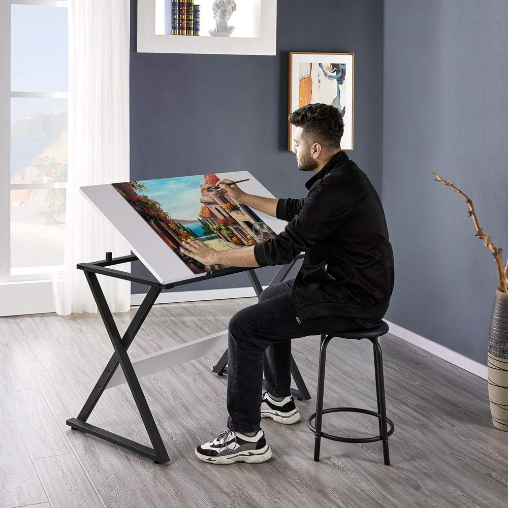 طاولة رسم أو مكتب فني للرسم وا - مراجعة Wood Woodworking وسعره