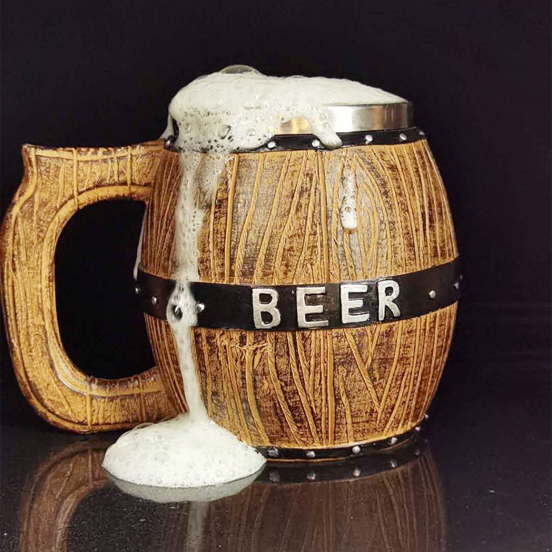 كوب ماء خشبي بتصميم ون بيس الك - مراجعة Woodworking Ideas وسعره