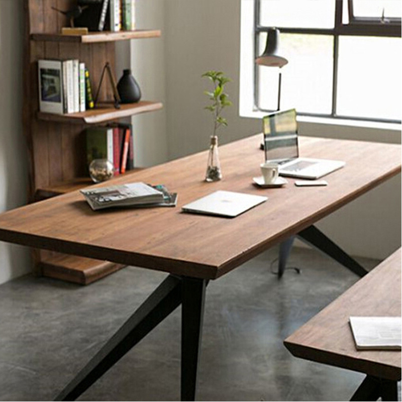 طاولة مكتب خشبية صلبة بتصميم ن - مراجعة Woodworking Lofts وسعره