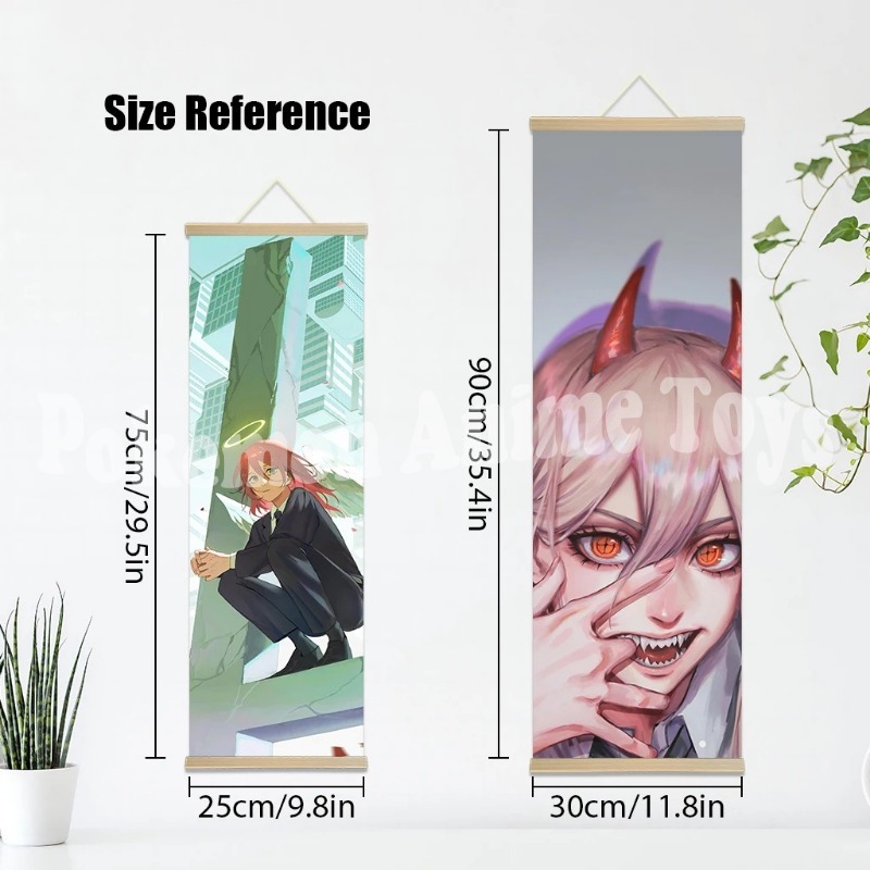 Chainsaw Man Anime Poster Wood - مراجعة Woodworking Ideas وسعره
