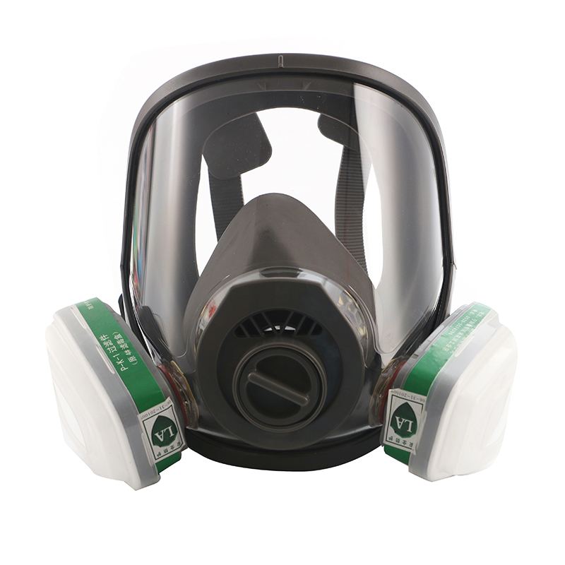 قناع تنفس كامل للوجه مع خرطوشة - مراجعة Woodworking Respirator وسعره