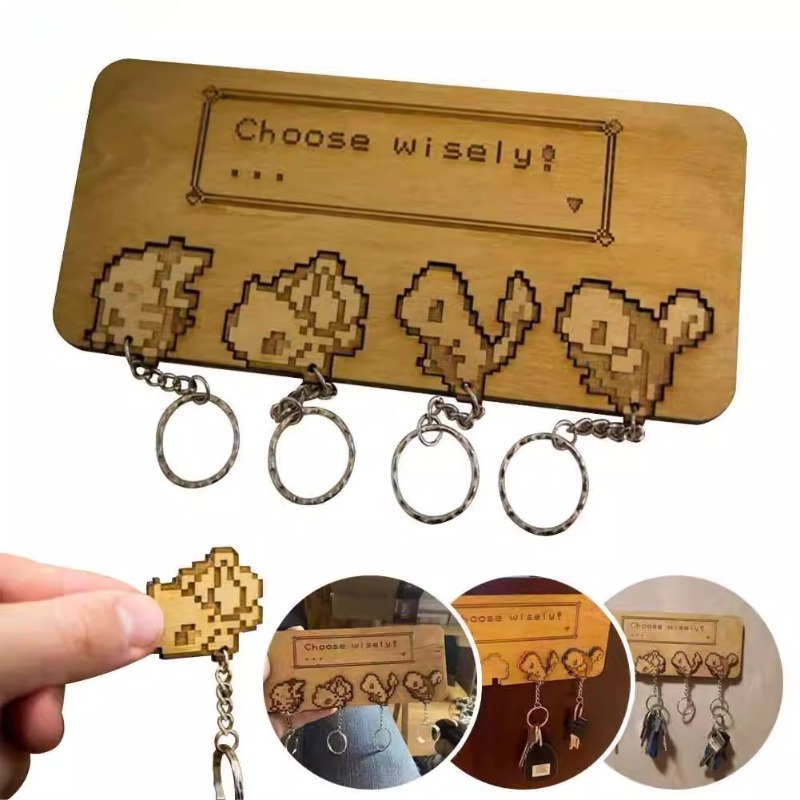 خطاف مفاتيح خشبي بتصميم بوكيمو - مراجعة Woodworking Ideas وسعره