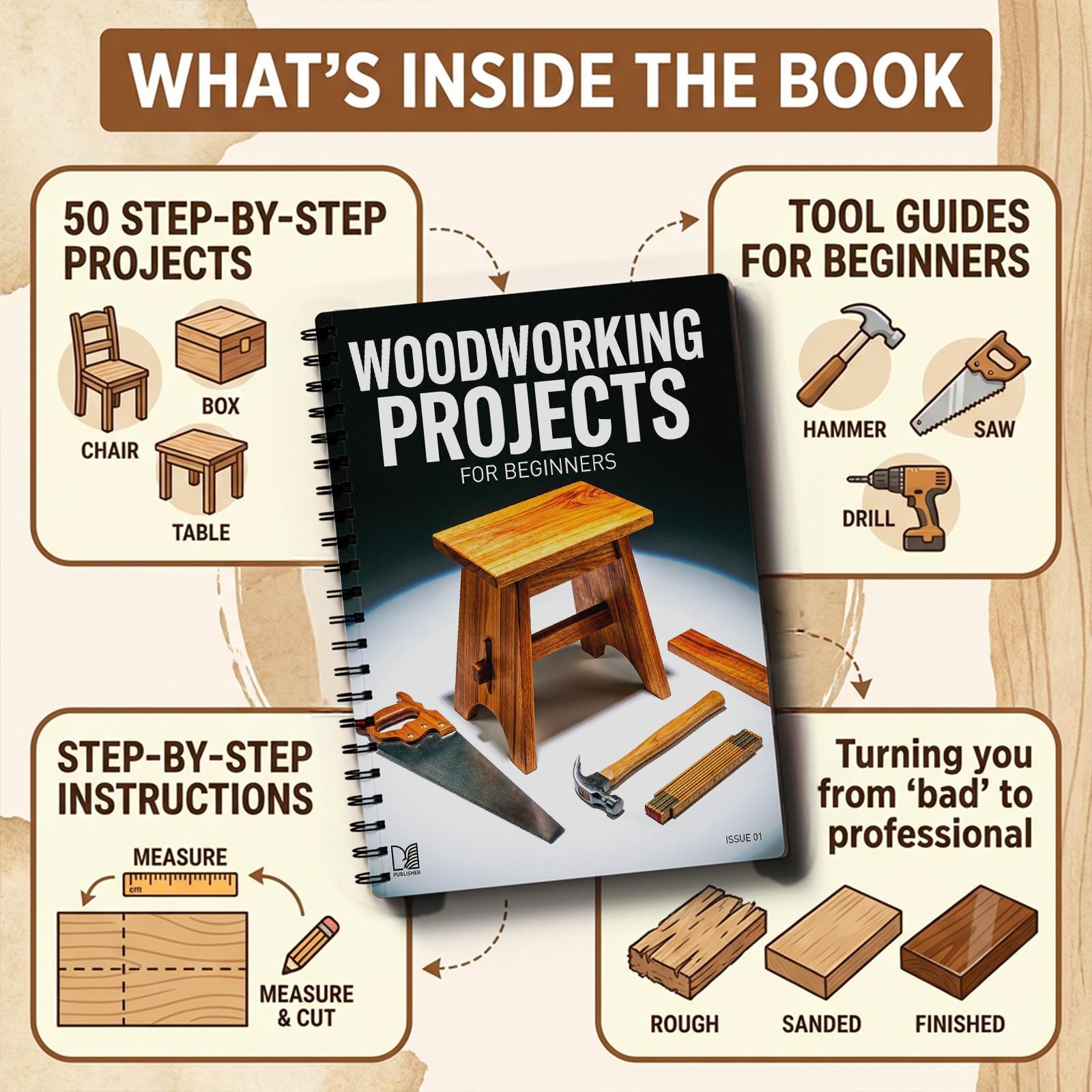 دليل مشاريع النجارة للمبتدئين، - مراجعة Woodworking Plans Free وسعره